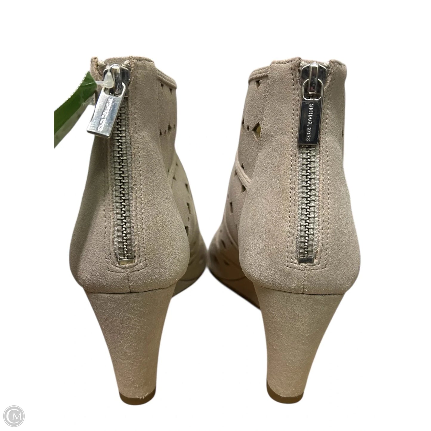 Shoes Heels Wedge By Michael By Michael Kors In Tan, Size: 7.5