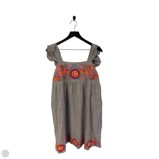 Dress Casual Short By Savanna Jane In Striped Pattern, Size: L