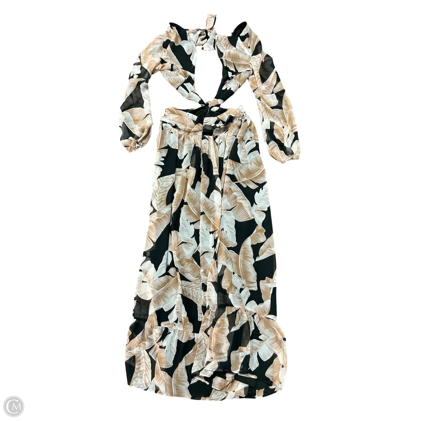 Dress Party Long By Vici In Black & Brown, Size: L