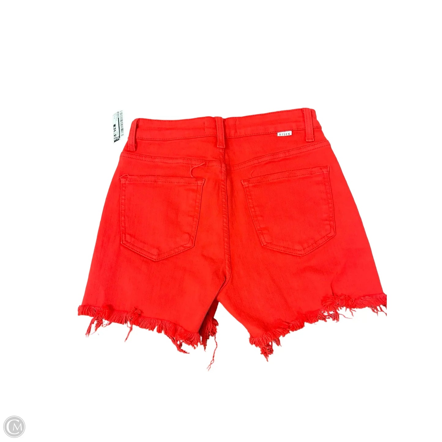 Shorts By Risen In Red Denim, Size: S