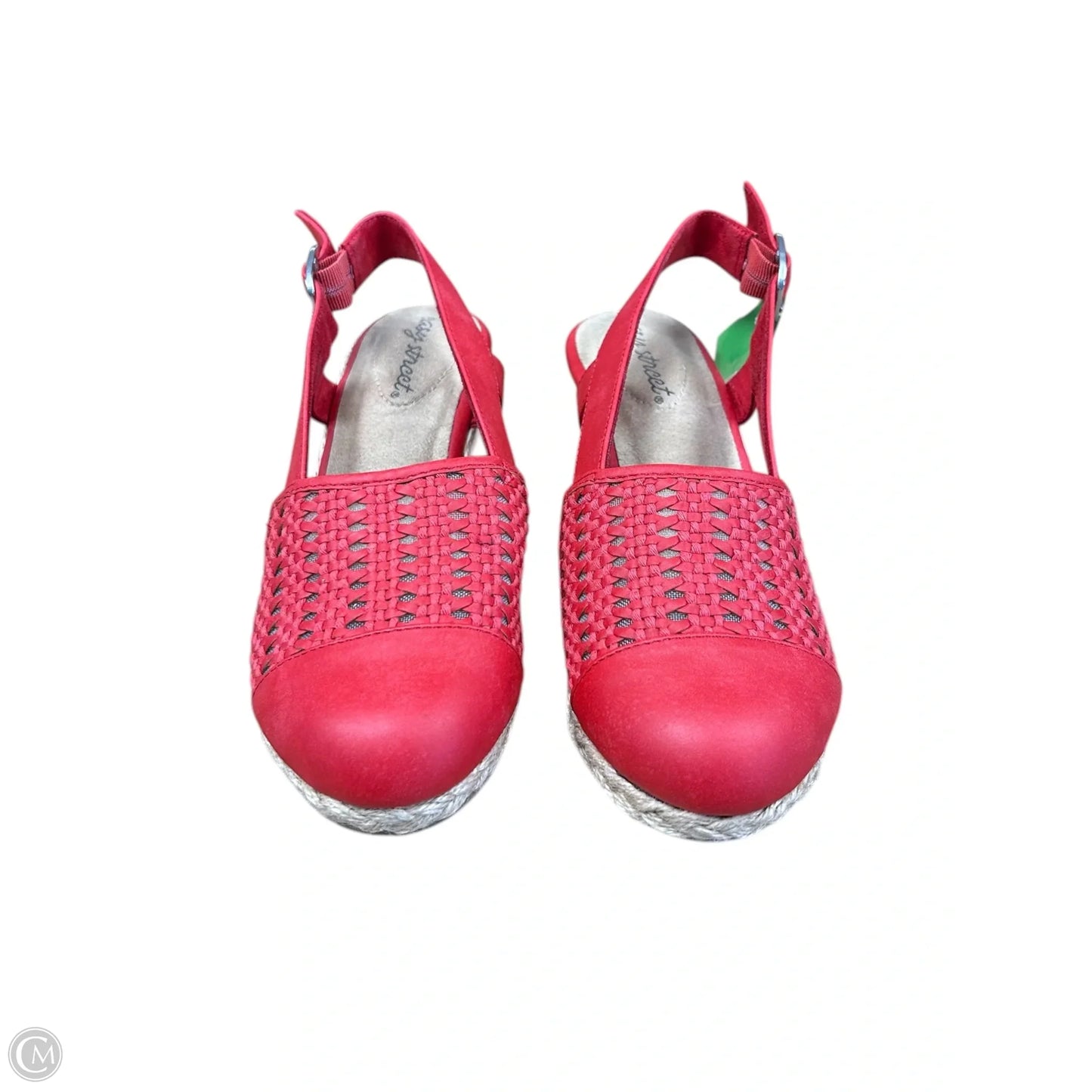 Shoes Heels Wedge By Easy Street In Red, Size: 7