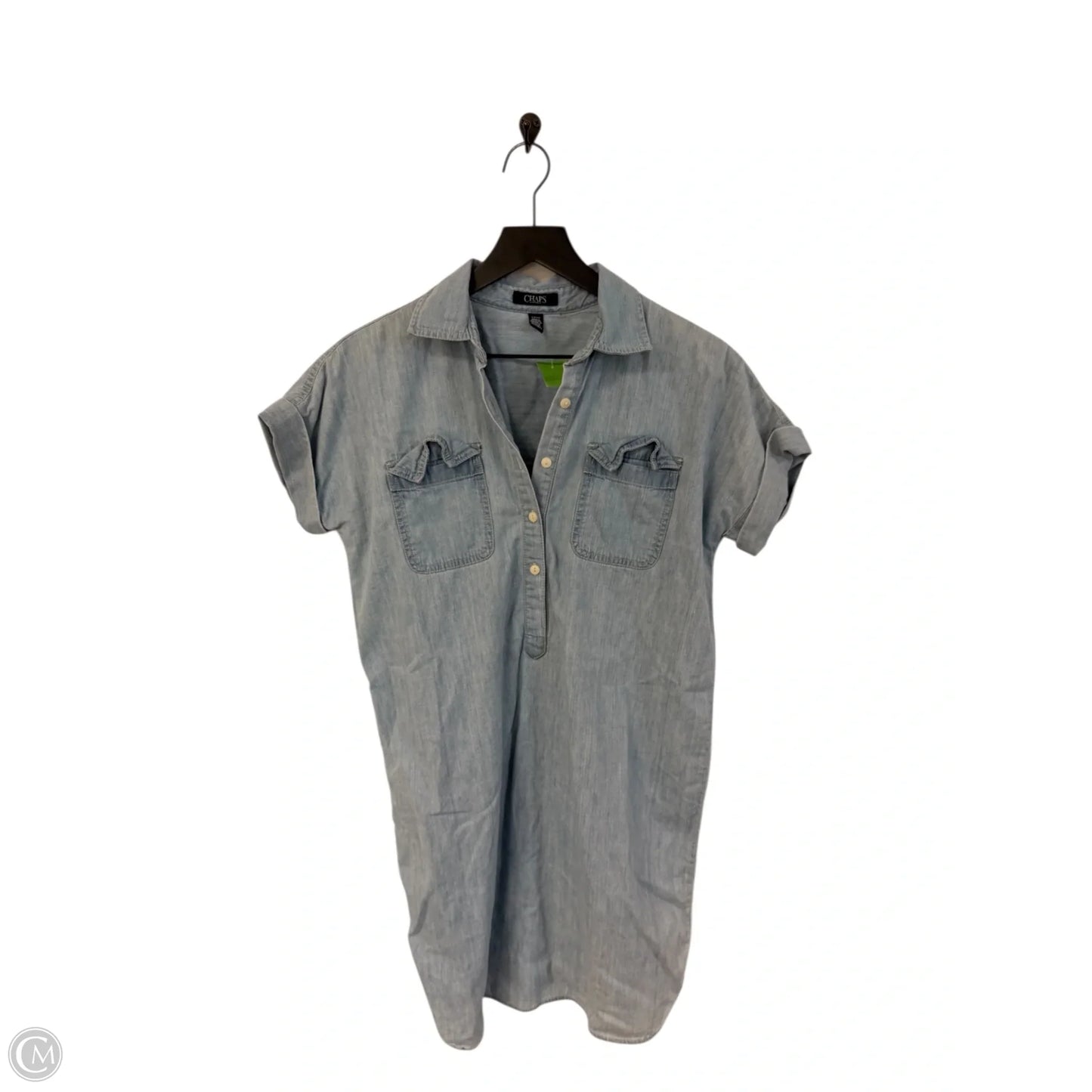 Dress Casual Short By Chaps In Blue, Size: S
