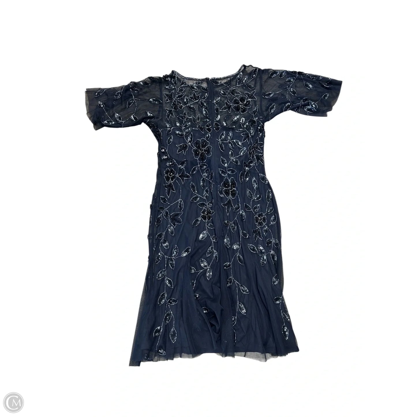 Dress Party Short By Adrianna Papell In Blue, Size: 14