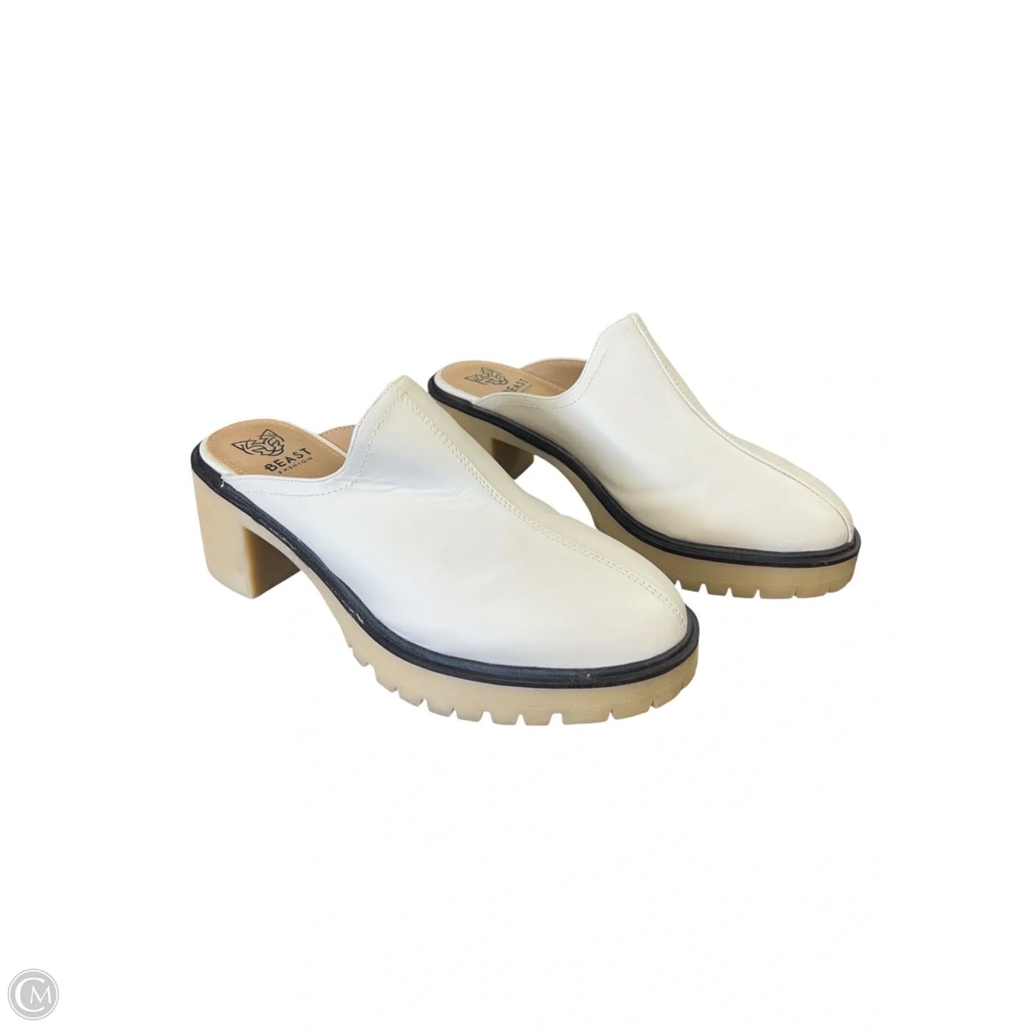 Shoes Heels Block By Cmc In Cream, Size: 8.5