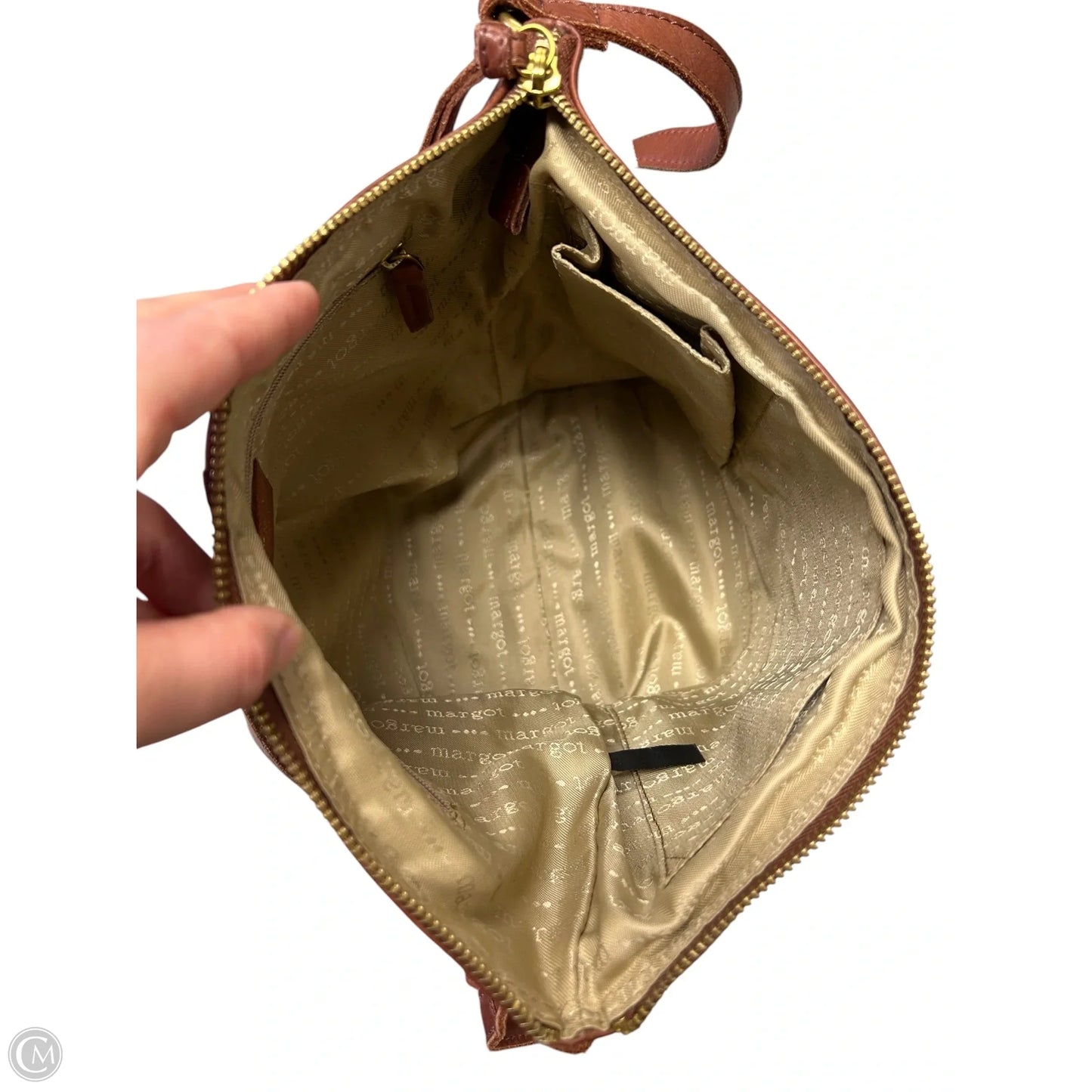 Crossbody Leather By Margot, Size: Medium