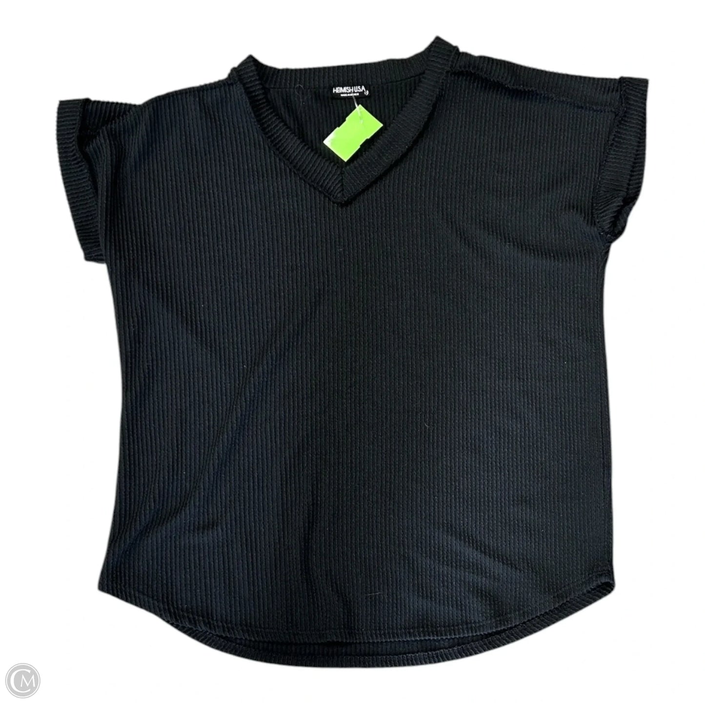 Top Short Sleeve By Heimish Usa In Black, Size: M