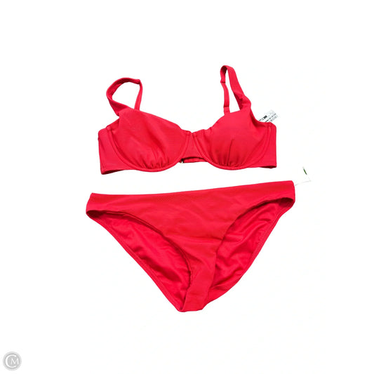 Swimsuit 2pc By Time And Tru In Red, Size: Xl