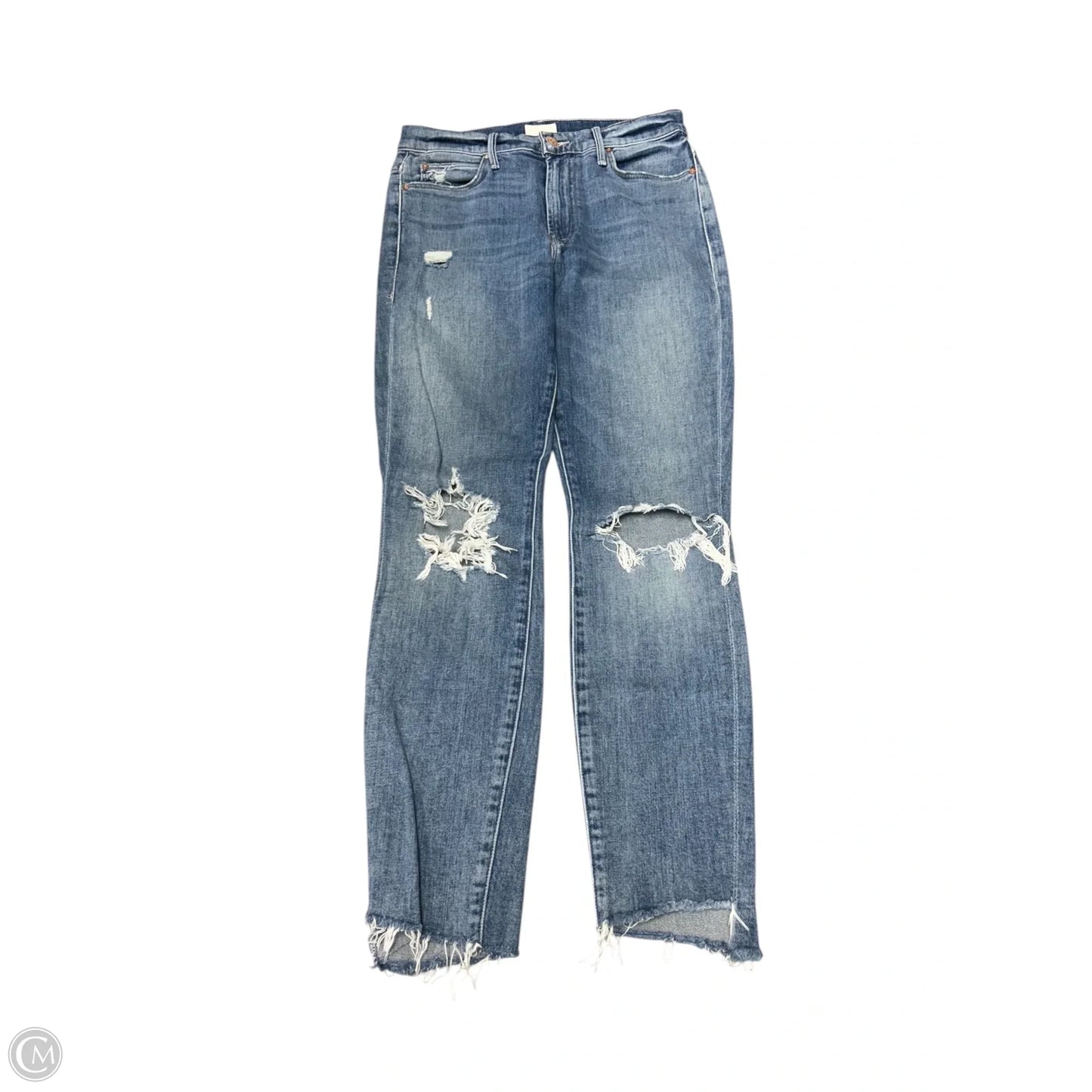 Jeans Skinny By Mother In Blue Denim, Size: 2