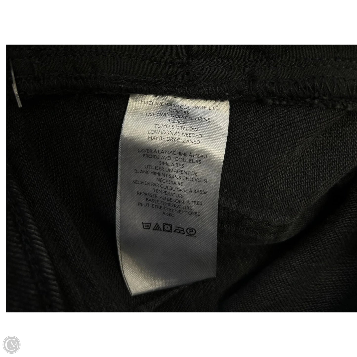 Jeans Wide Leg By Pilcro In Black Denim, Size: 8