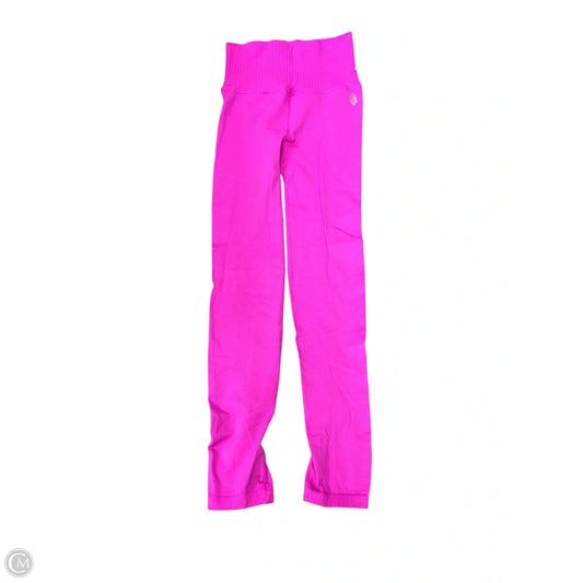 Athletic Leggings By Free People In Pink, Size: S