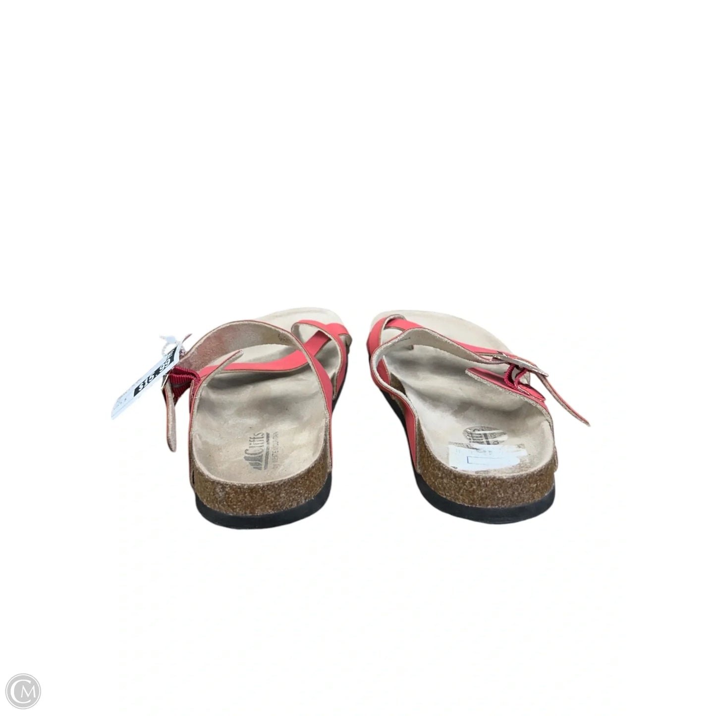 Sandals Flats By Cliffs By White Mountain In Red, Size: 7.5