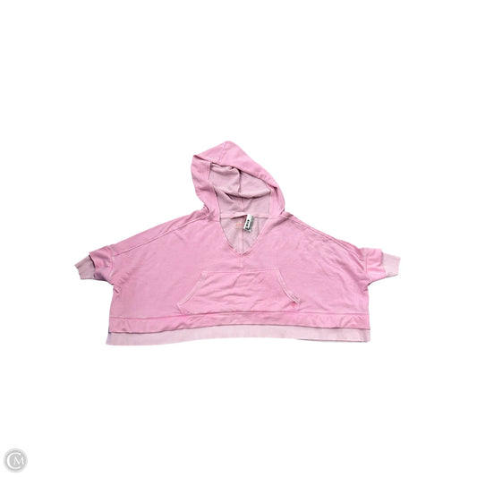 Sweatshirt Hoodie By Free People In Pink, Size: Xs