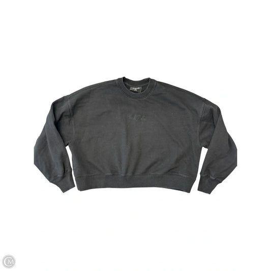 Sweatshirt Crewneck By Cmb In Black, Size: S