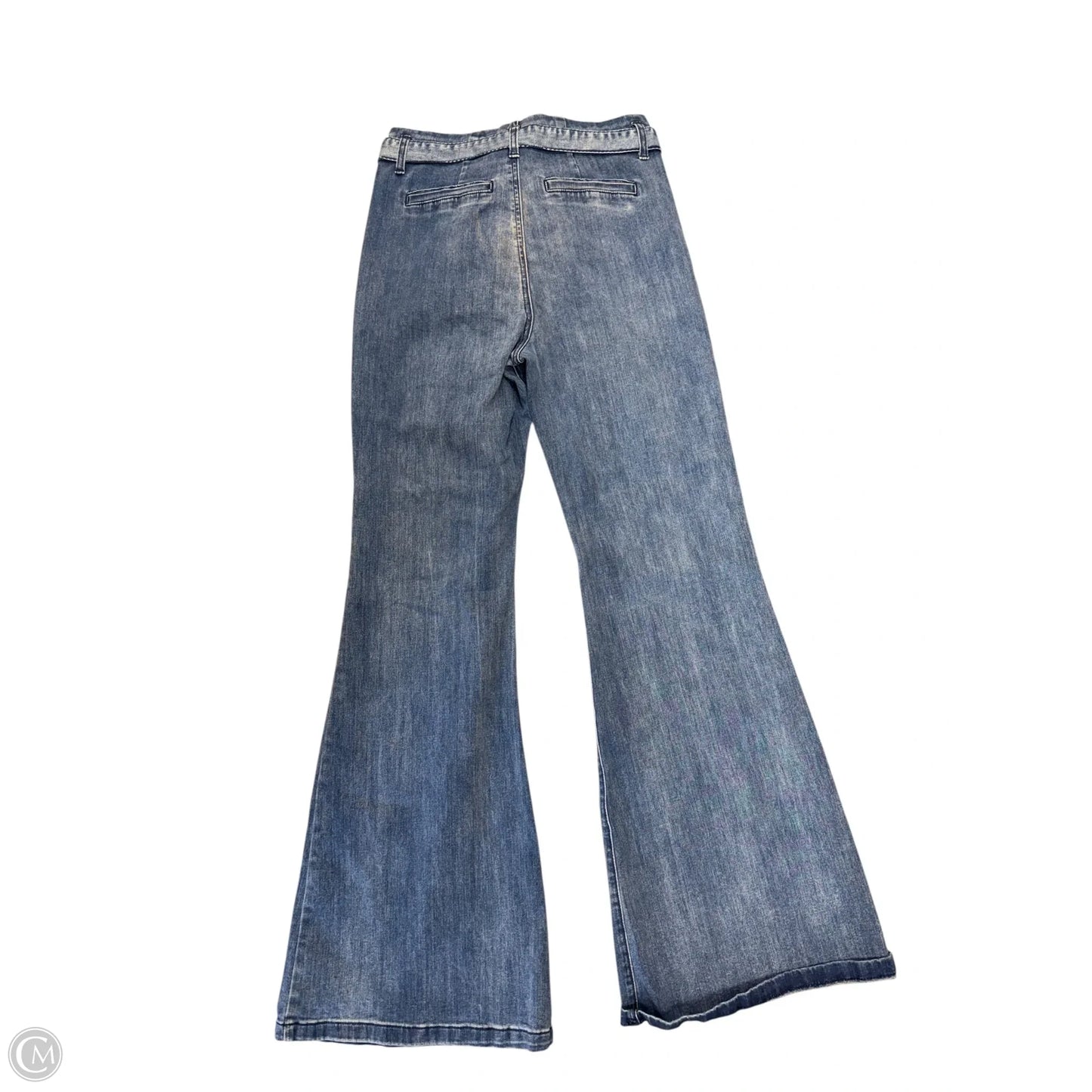 Jeans Wide Leg By Cmc In Blue Denim, Size: 12
