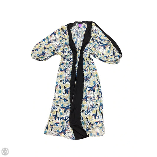 Kimono By Free People In Blue & Yellow, Size: Xs