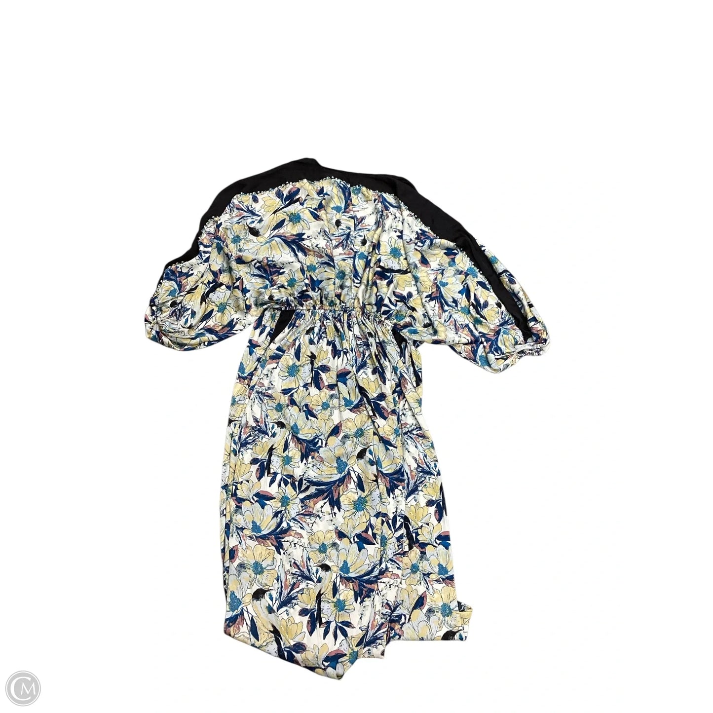 Kimono By Free People In Blue & Yellow, Size: Xs