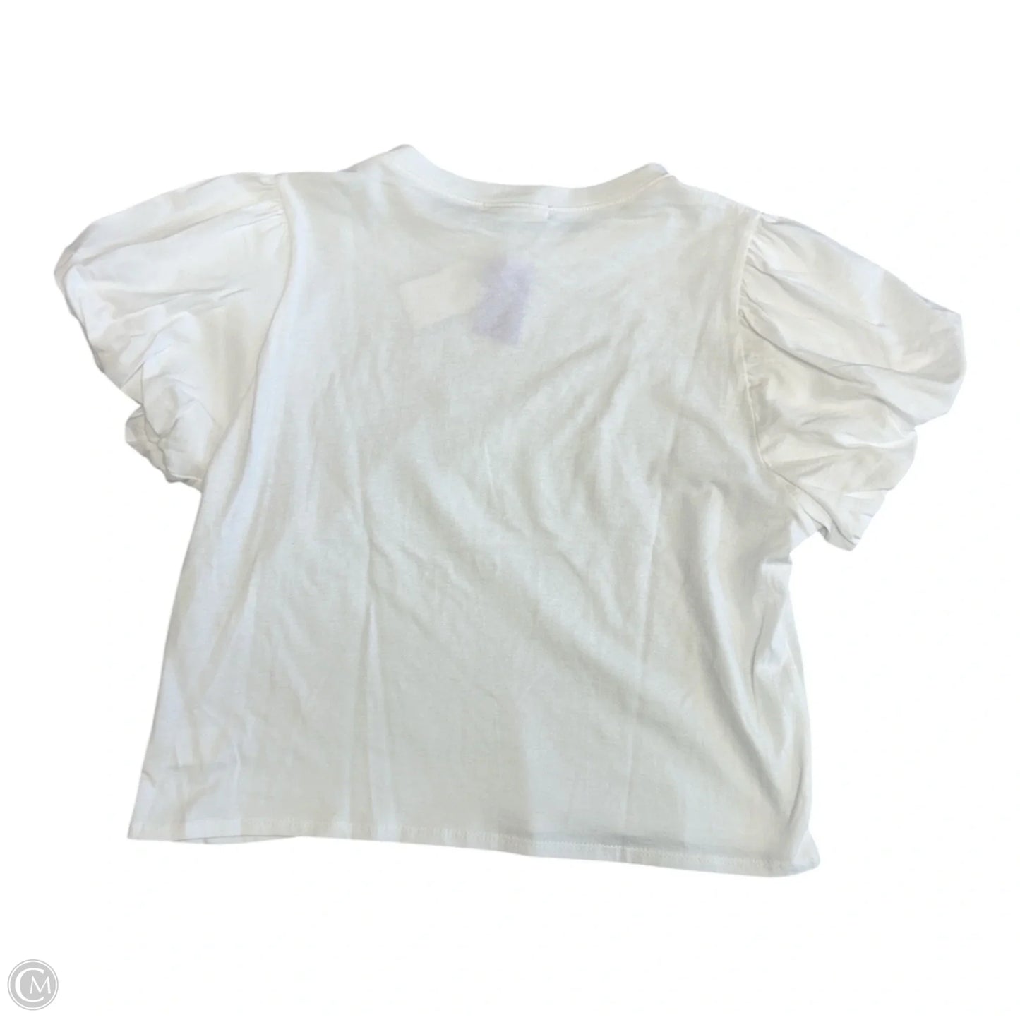 Top Short Sleeve By Tres Bien In White, Size: M