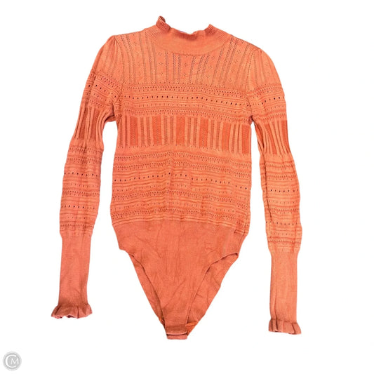 Bodysuit By Free People In Orange, Size: L
