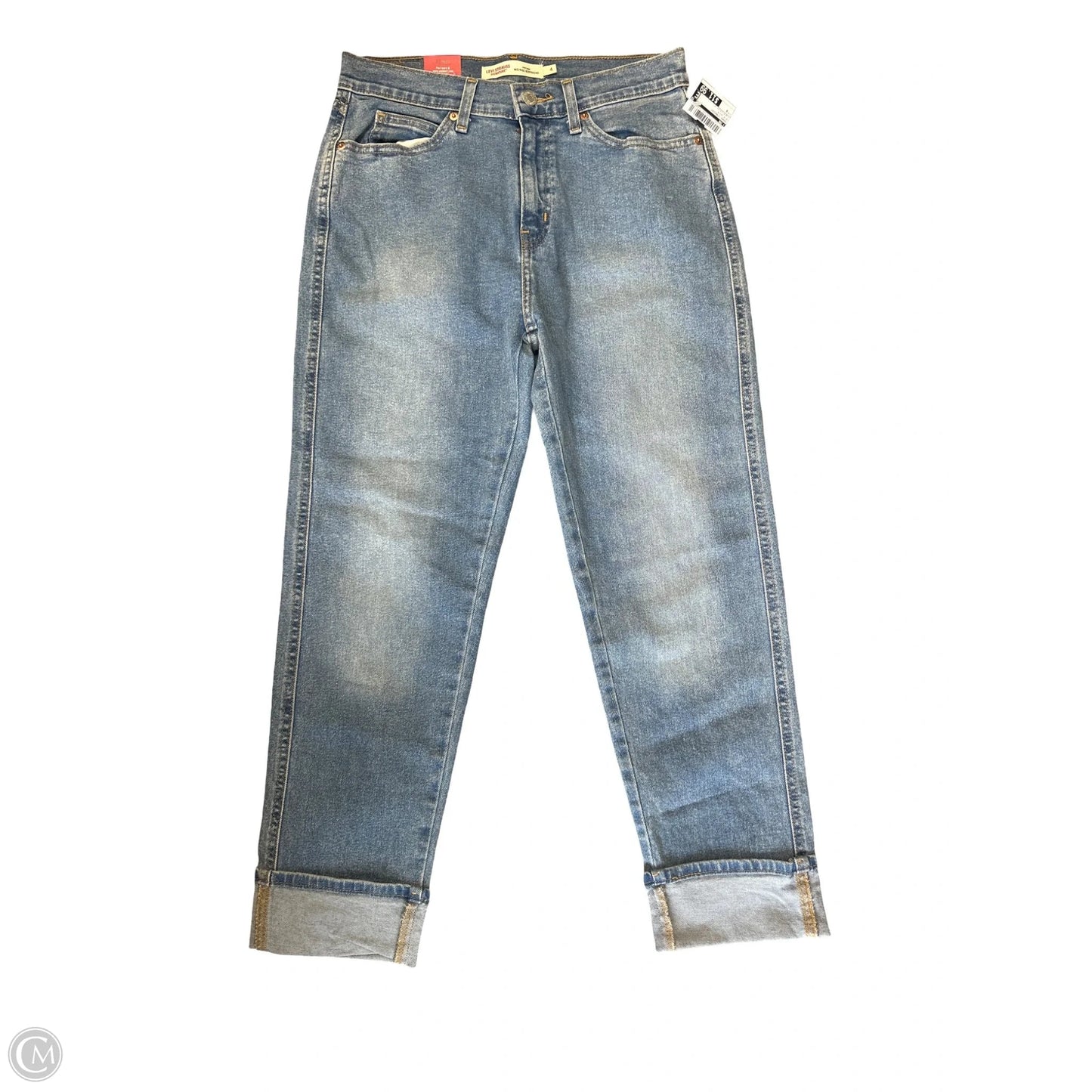 Jeans Straight By Cme In Blue Denim, Size: 4