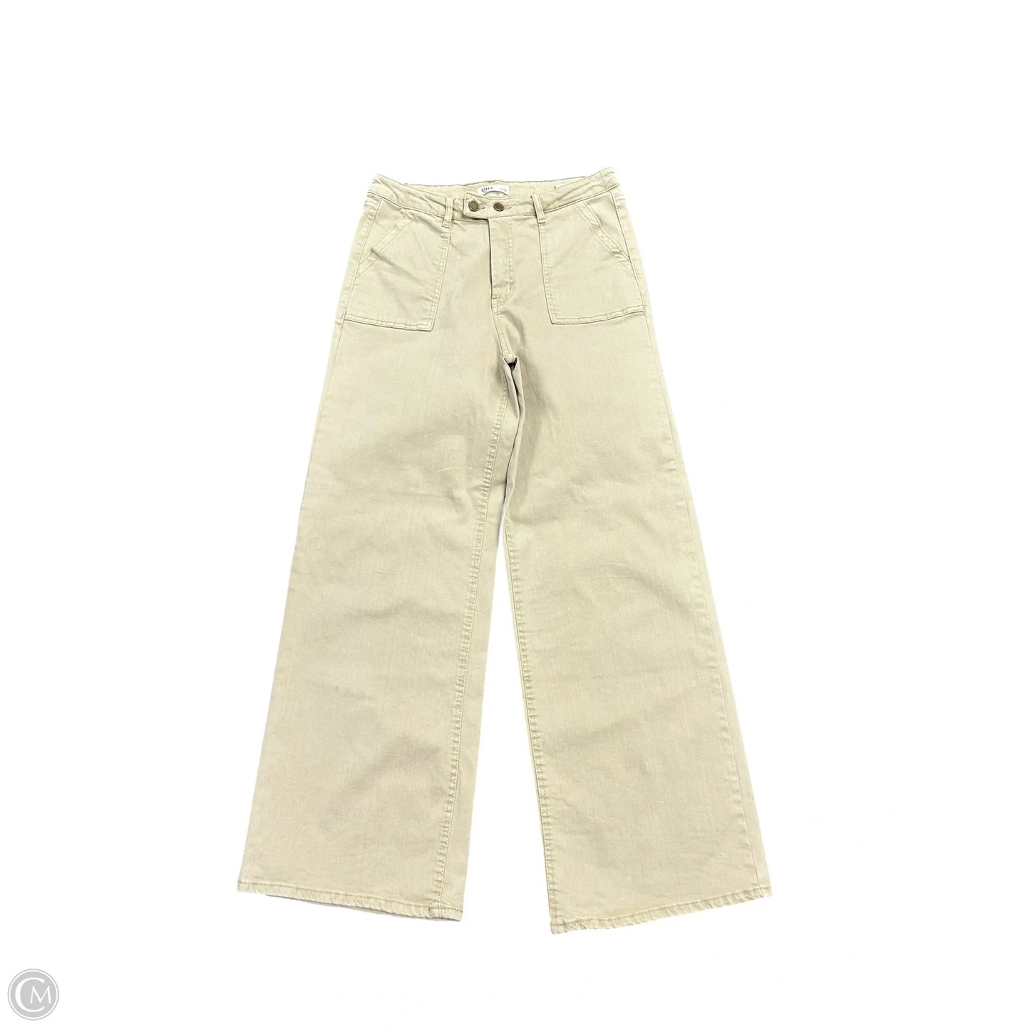 Jeans Wide Leg By Oat In Tan Denim, Size: 10