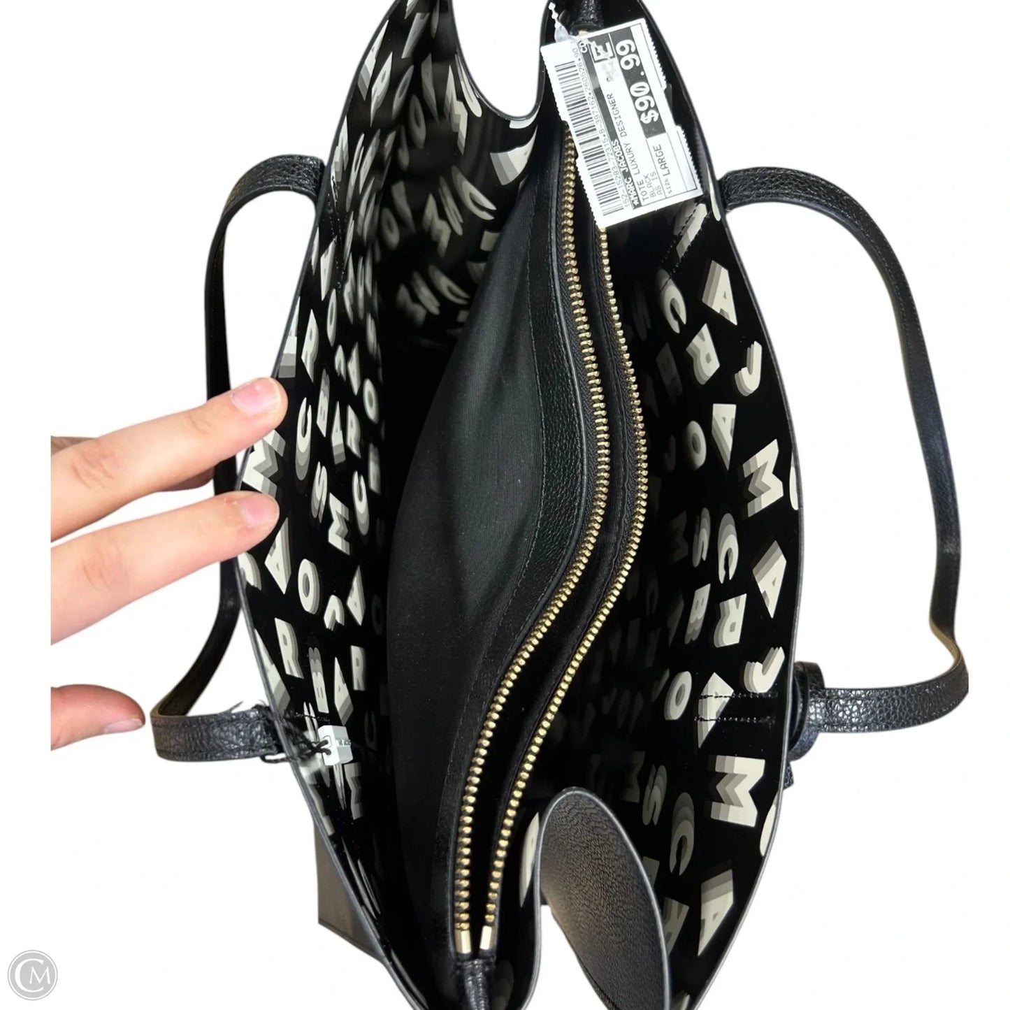 Tote Luxury Designer By Marc Jacobs, Size: Large
