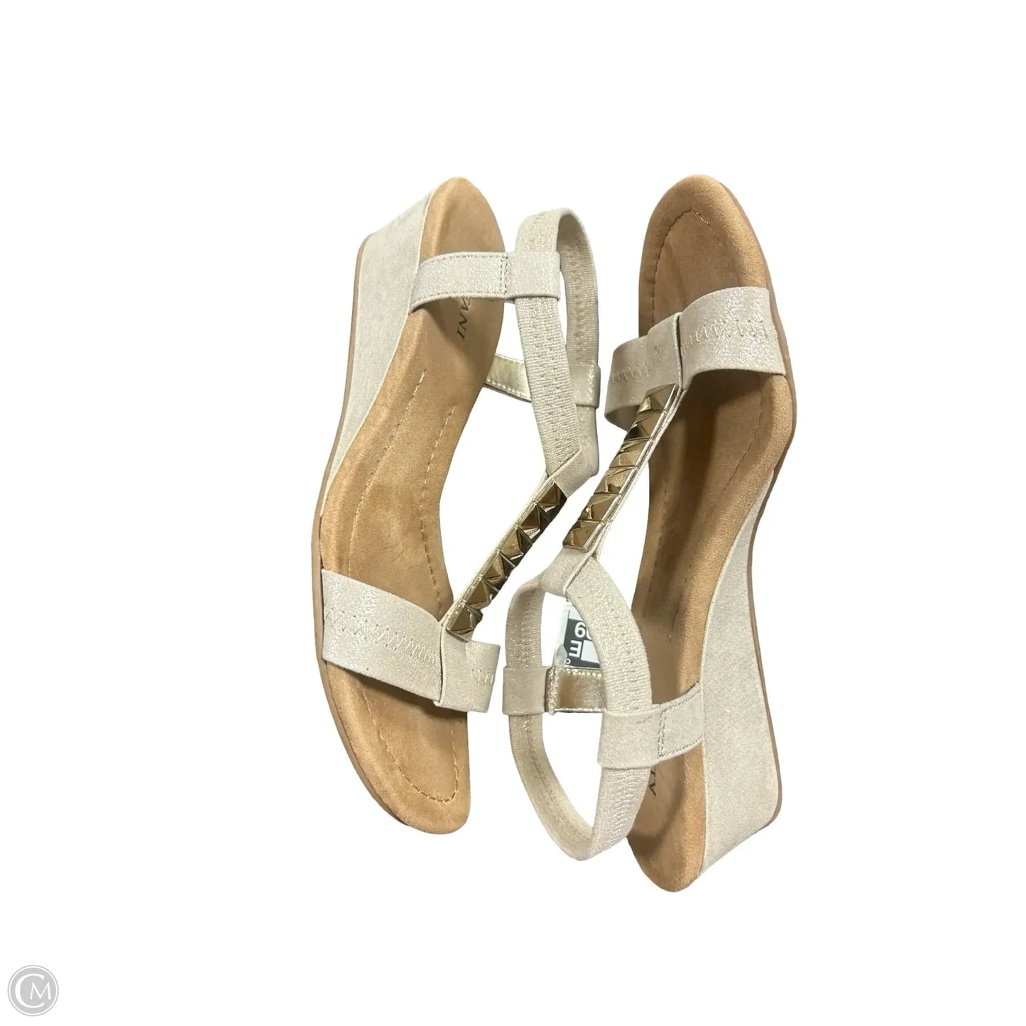 Sandals Flats By Alfani In Gold, Size: 6