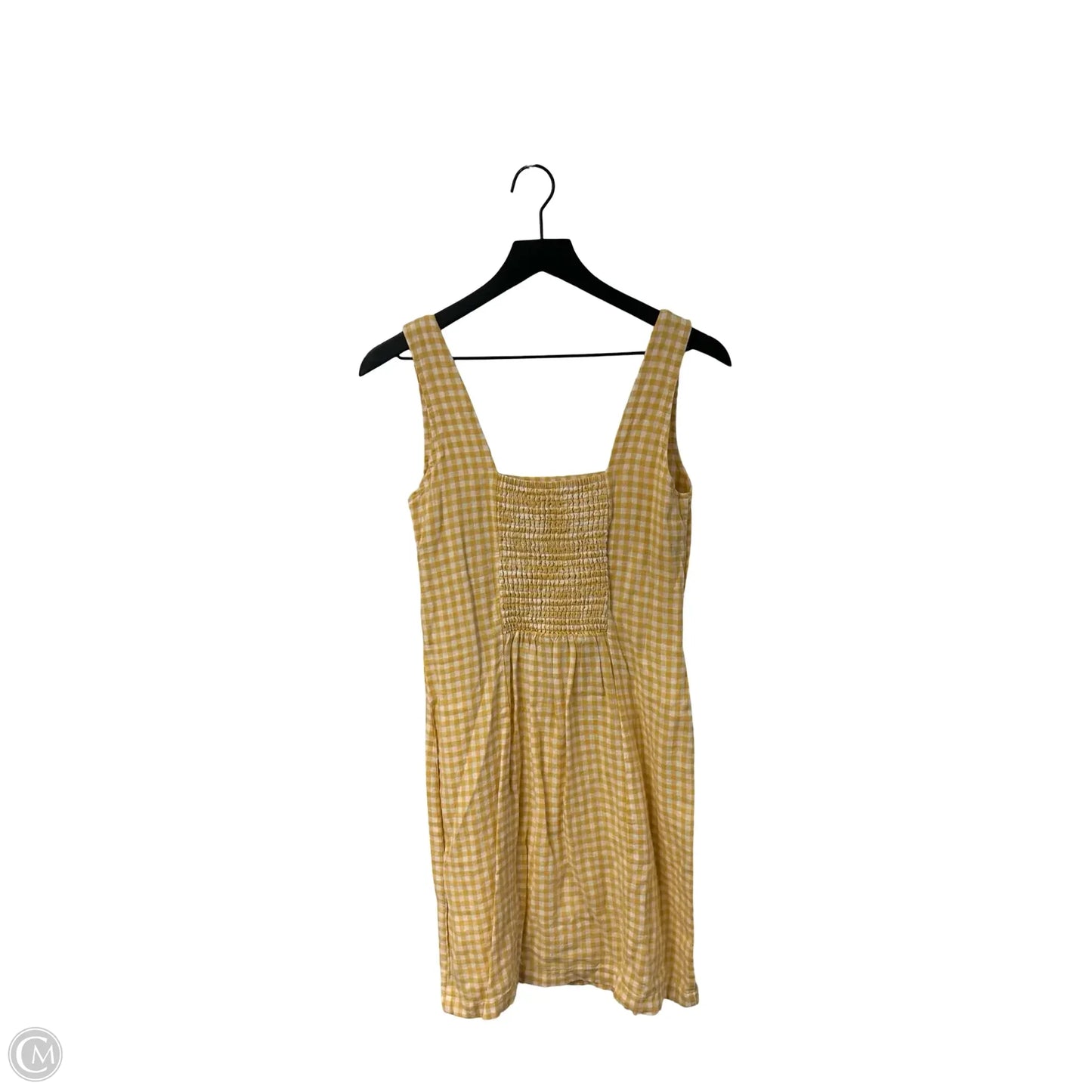 Dress Casual Short By Old Navy In White & Yellow, Size: Xs