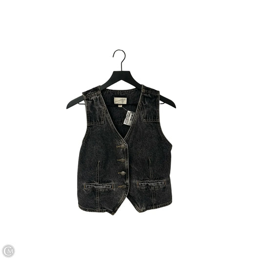 Vest Other By Universal Thread In Black Denim, Size: 8