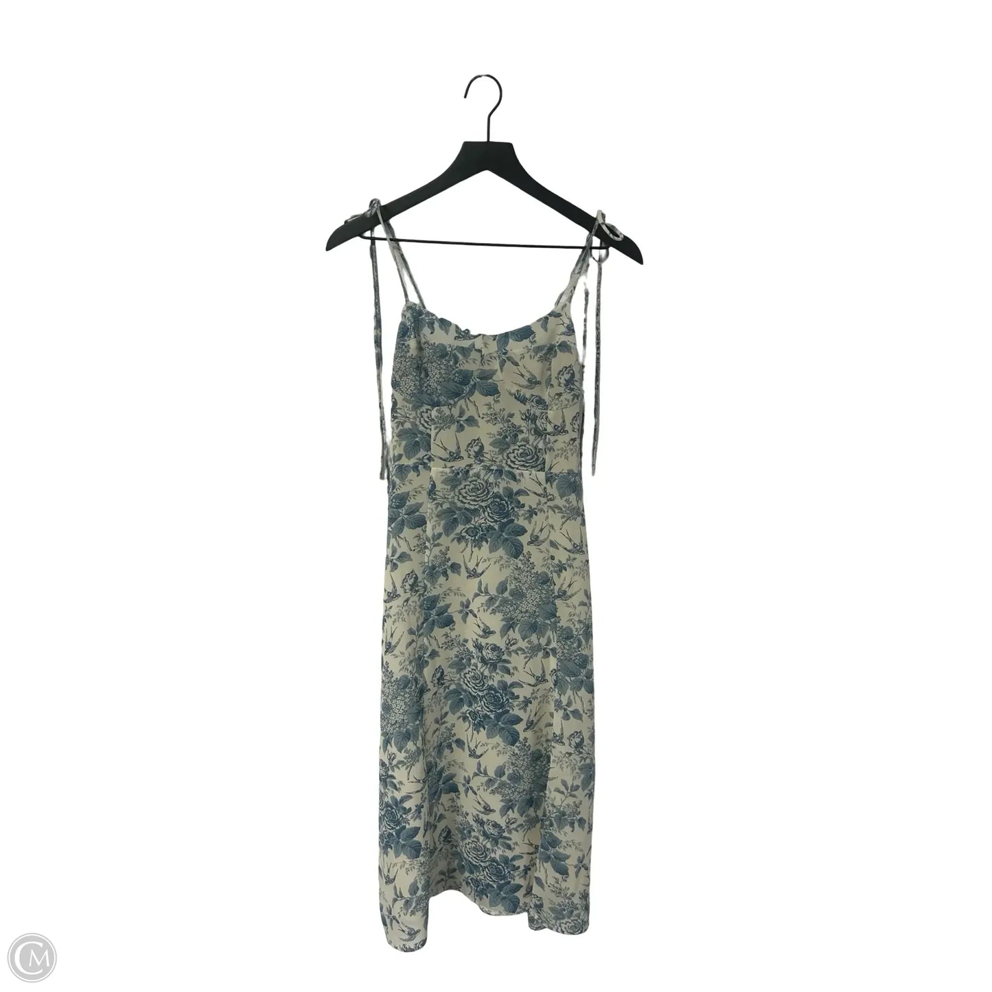 Dress Party Midi By Cmc In Blue & White, Size: Xs