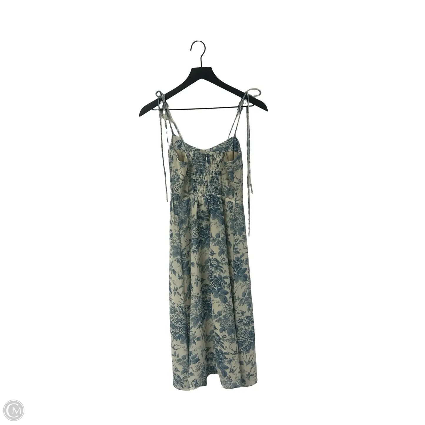 Dress Party Midi By Cmc In Blue & White, Size: Xs