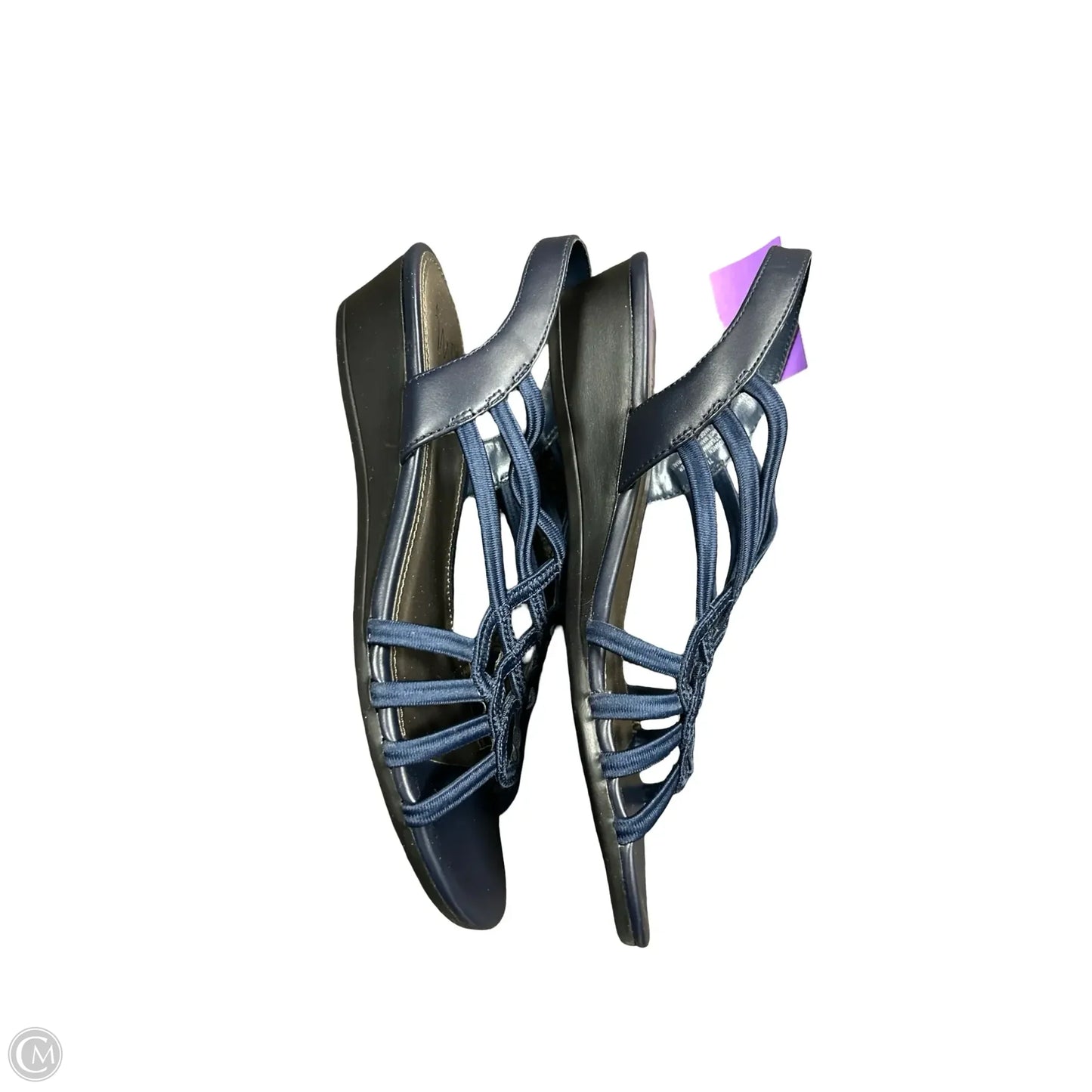 Sandals Flats By Impo In Blue, Size: 7