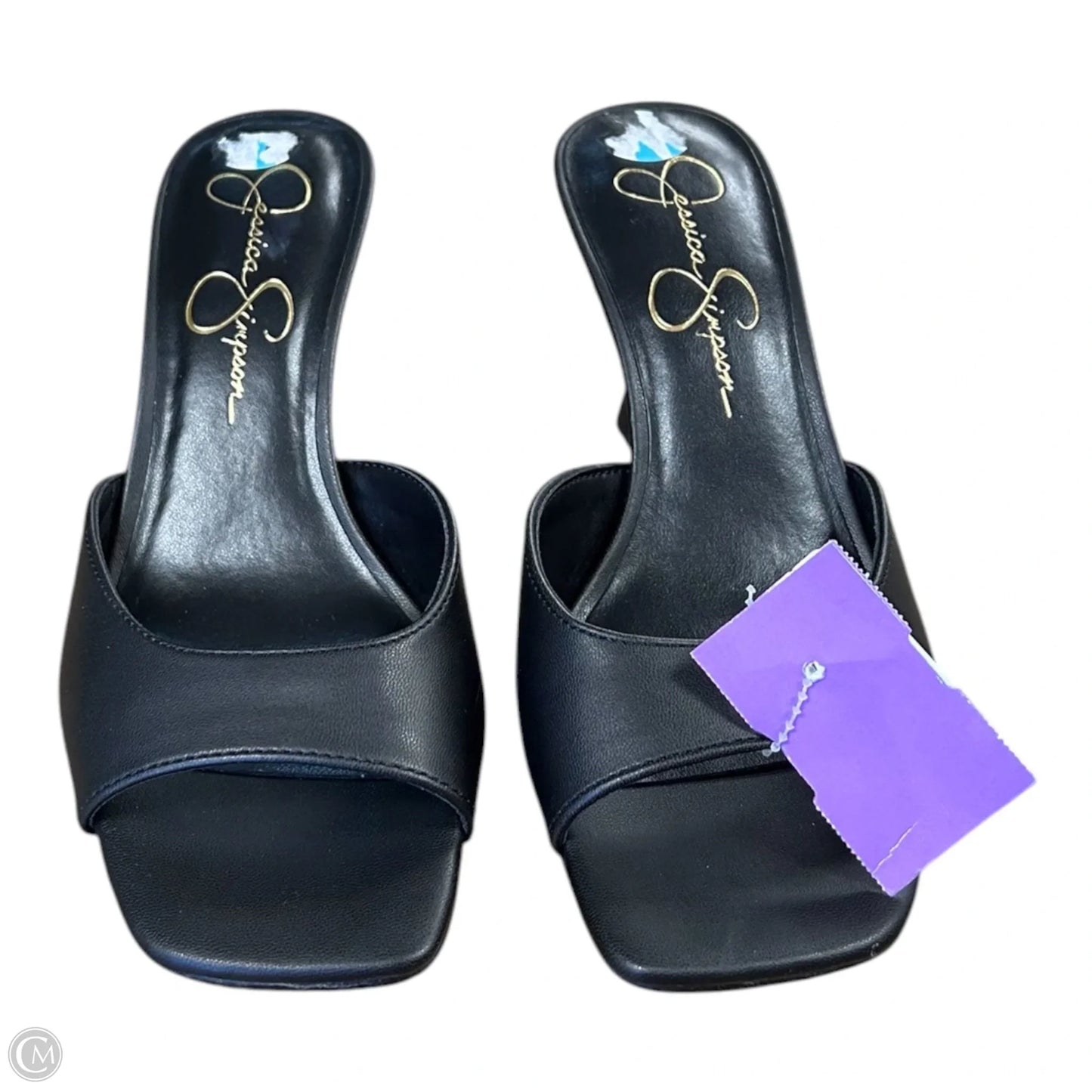 Sandals Heels Kitten By Jessica Simpson In Black, Size: 7.5