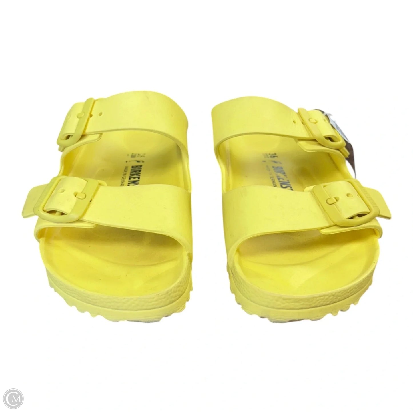 Sandals Flats By Birkenstock In Yellow, Size: 6