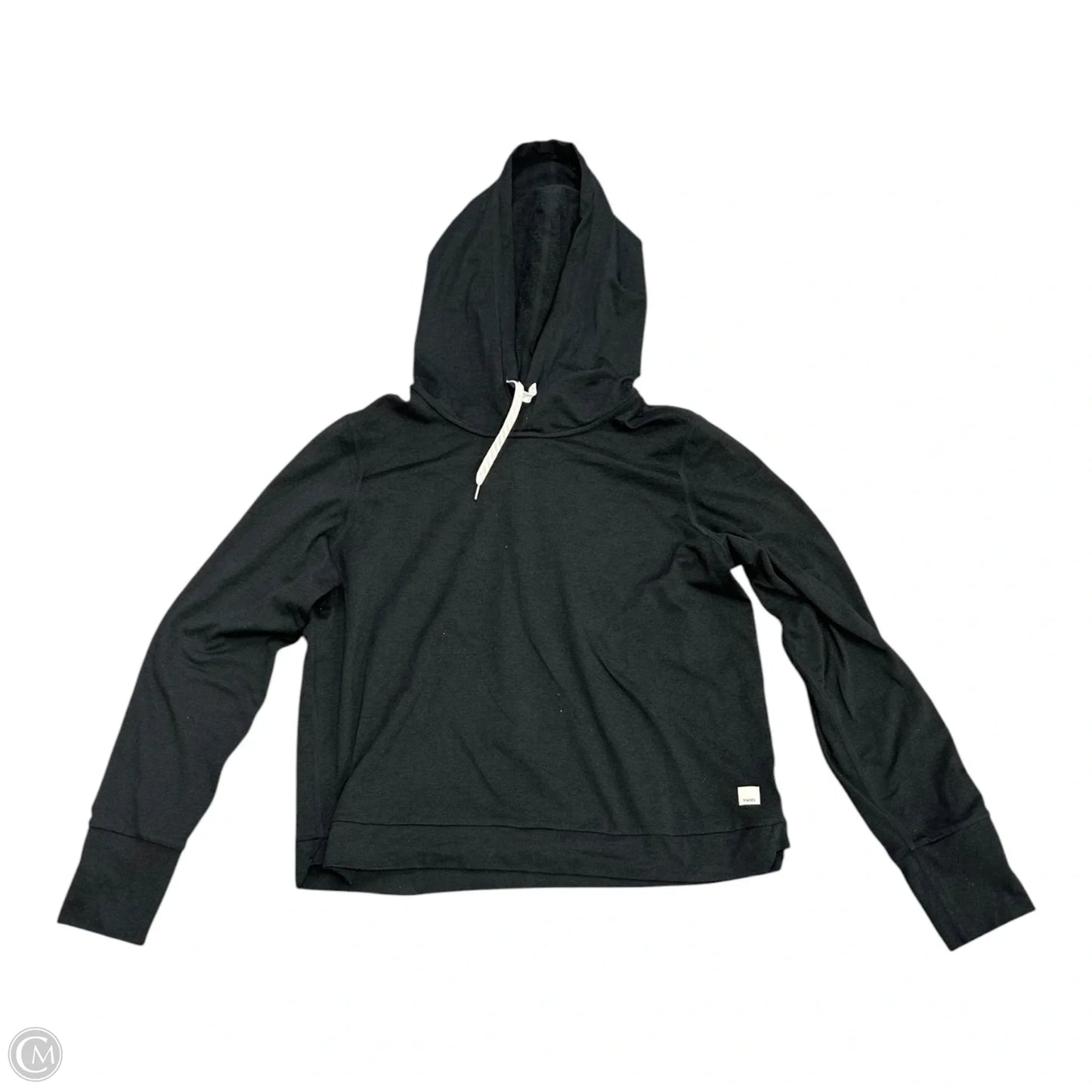 Athletic Sweatshirt Hoodie By Vuori In Black, Size: M