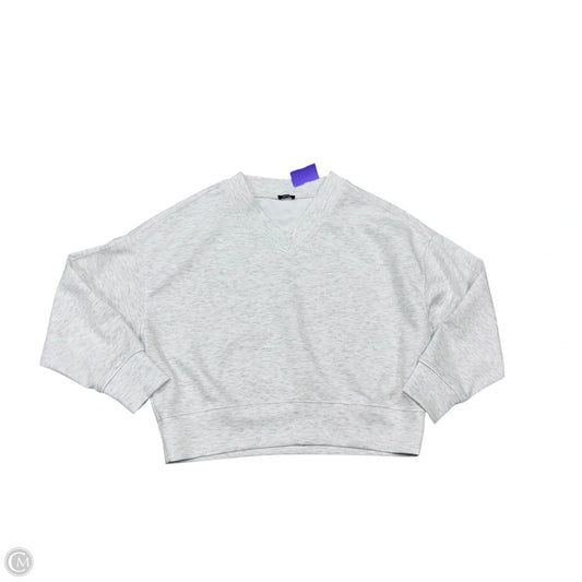 Sweatshirt Crewneck By Express In Grey, Size: S