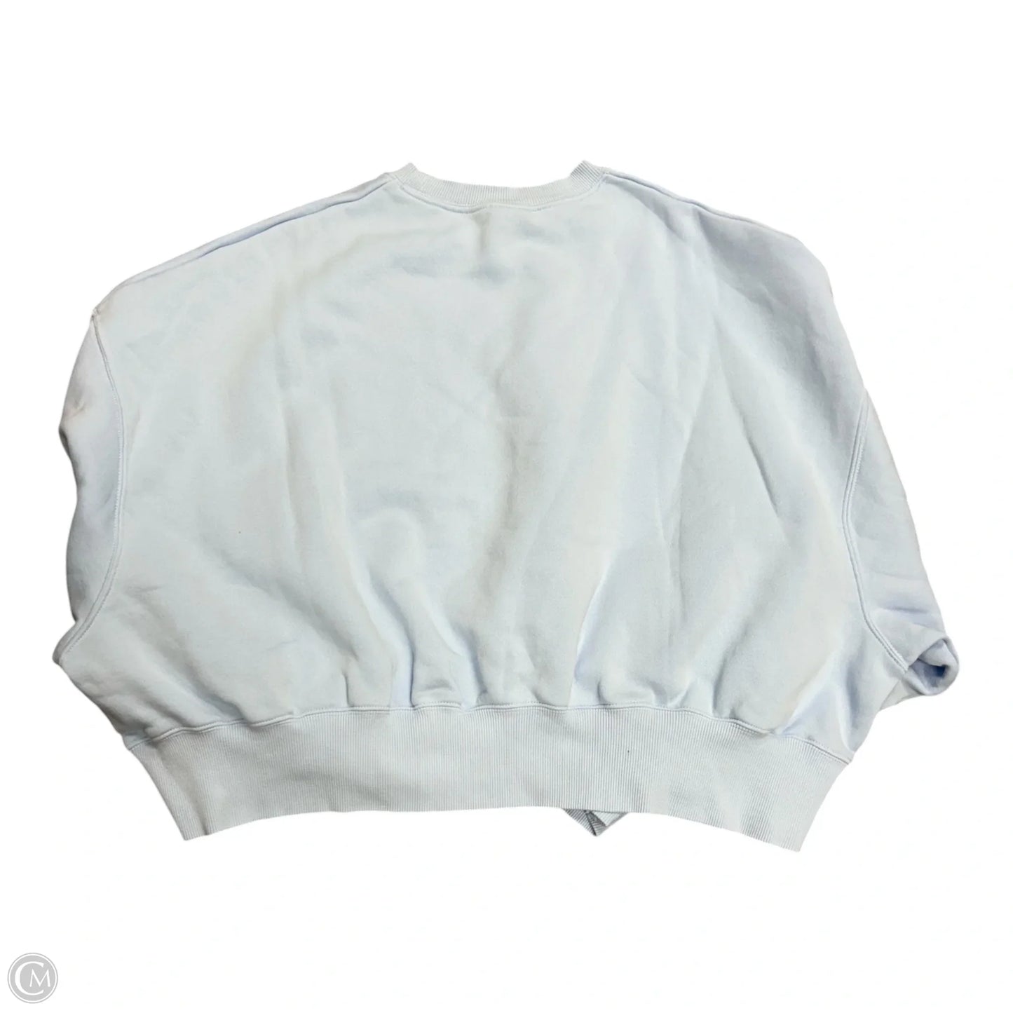 Athletic Sweatshirt Crewneck By Nike In Blue, Size: L
