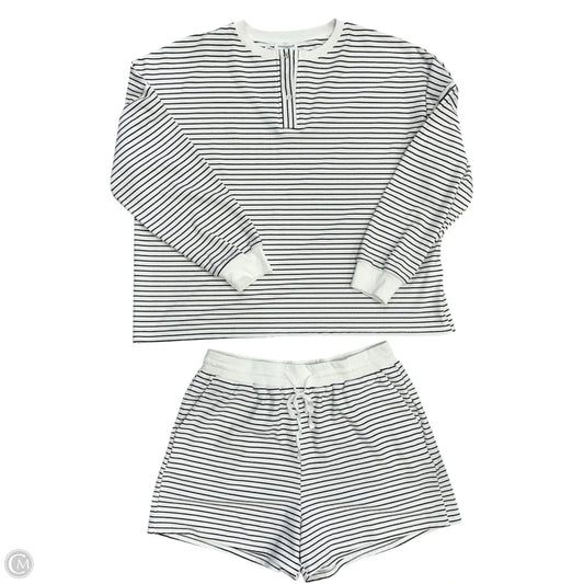 Shorts Set By Anniewear In Black & White, Size: Xl