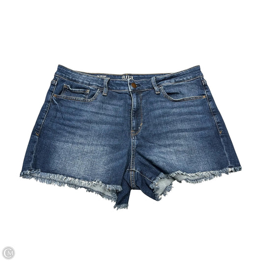 Shorts By Ana In Blue Denim, Size: 14
