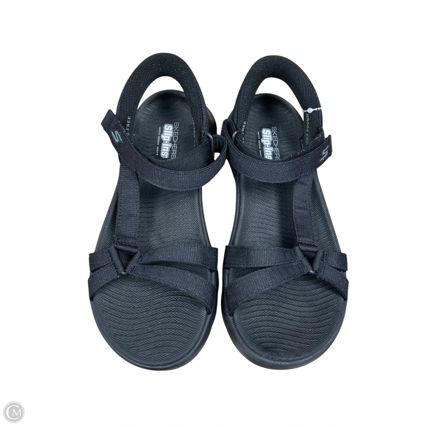Sandals Flats By Skechers In Black, Size: 9