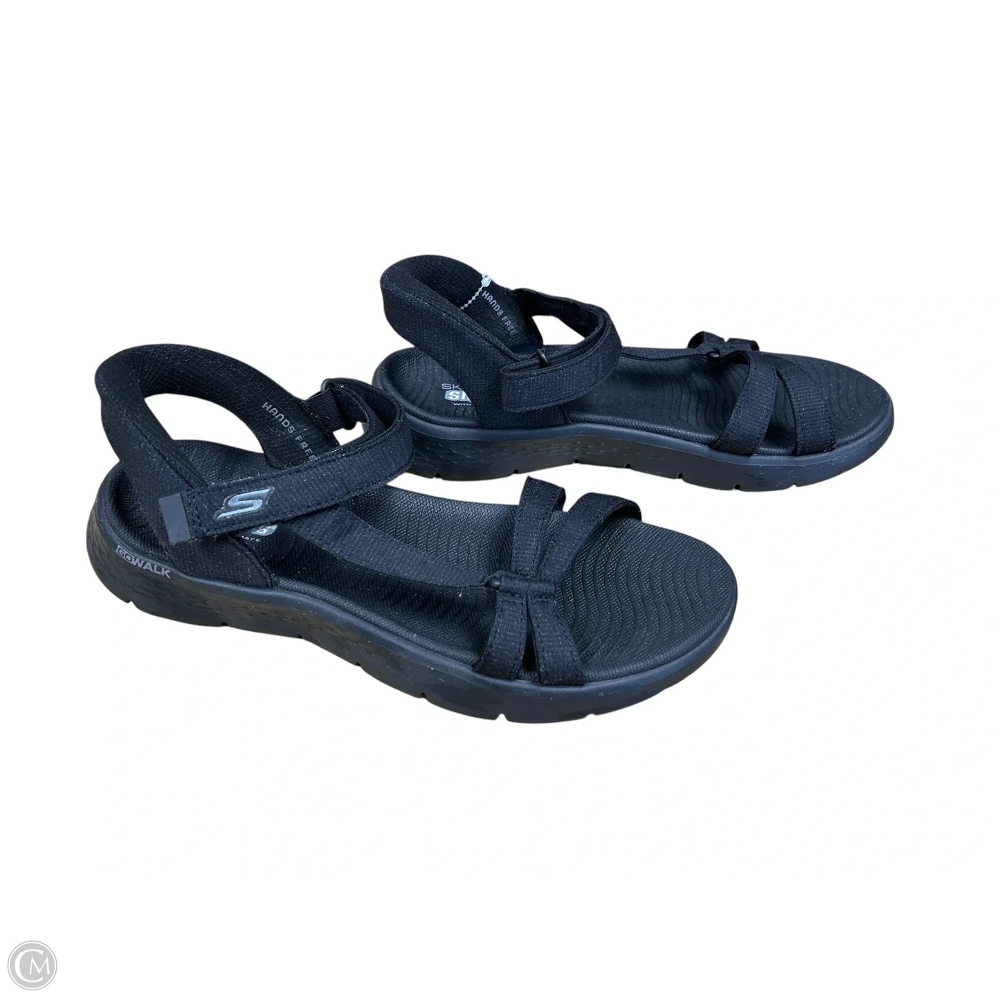 Sandals Flats By Skechers In Black, Size: 9