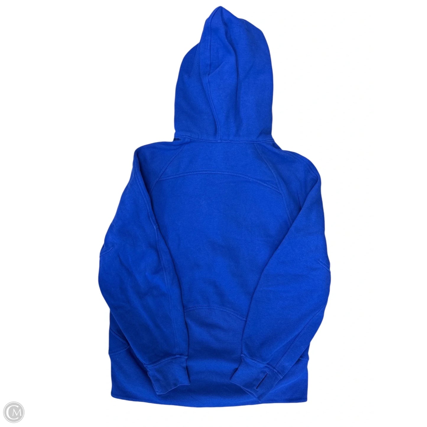 Athletic Sweatshirt Hoodie By Lululemon In Blue, Size: S