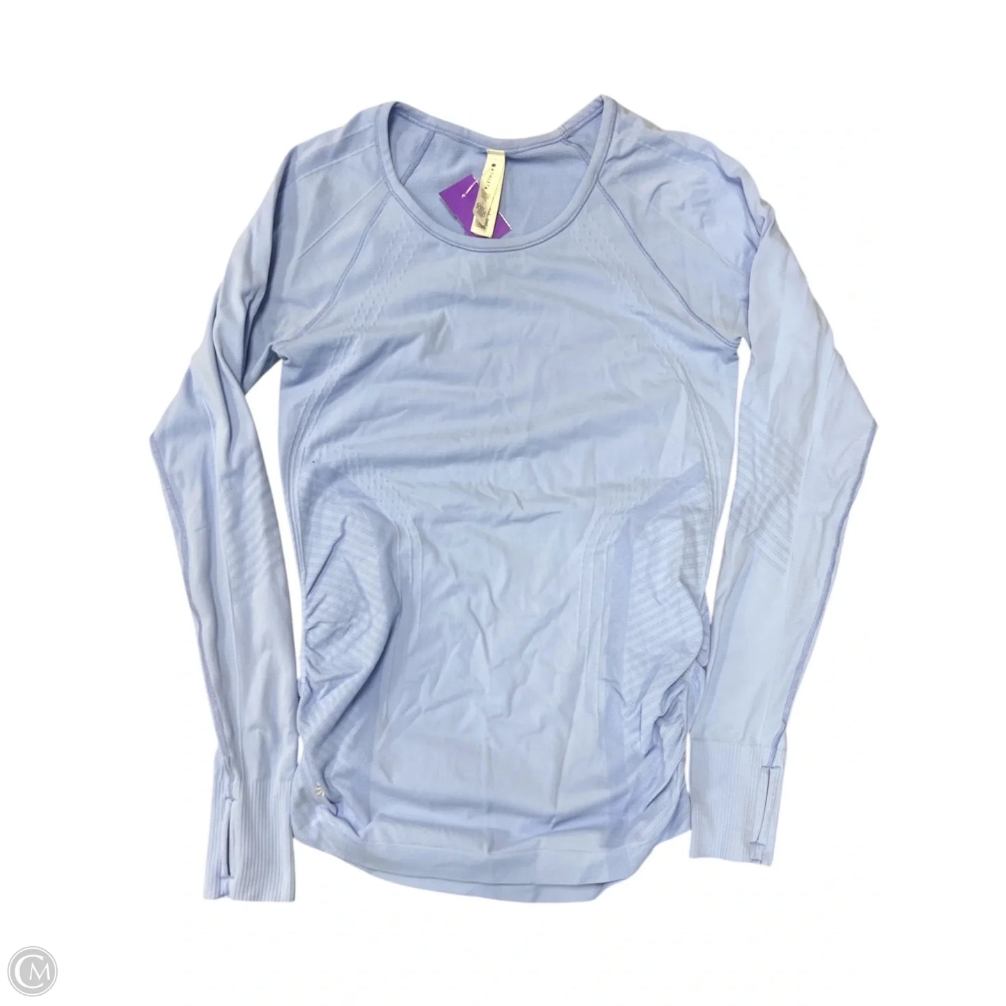 Athletic Top Long Sleeve Crewneck By Athleta In Blue, Size: S