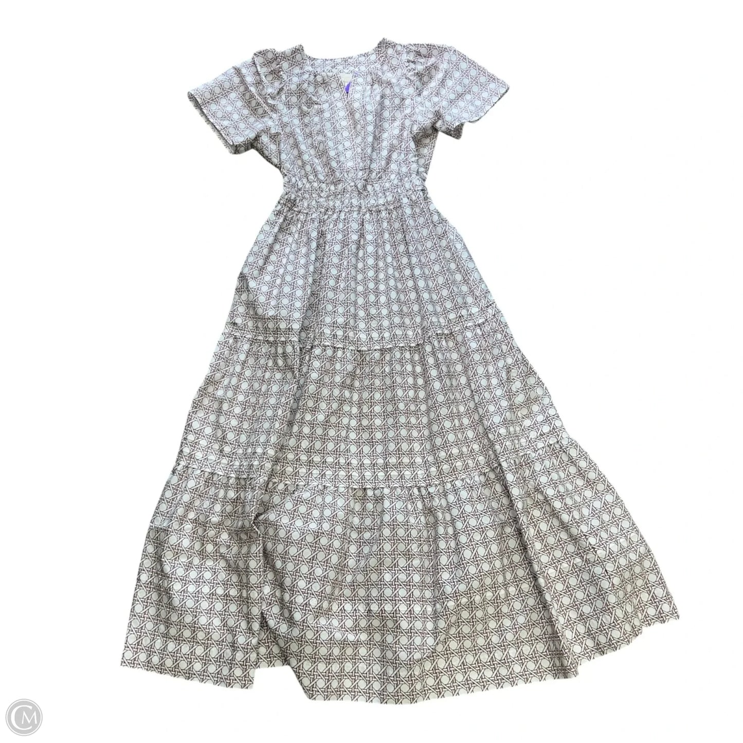 Dress Party Long By Anthropologie In Red & White, Size: S