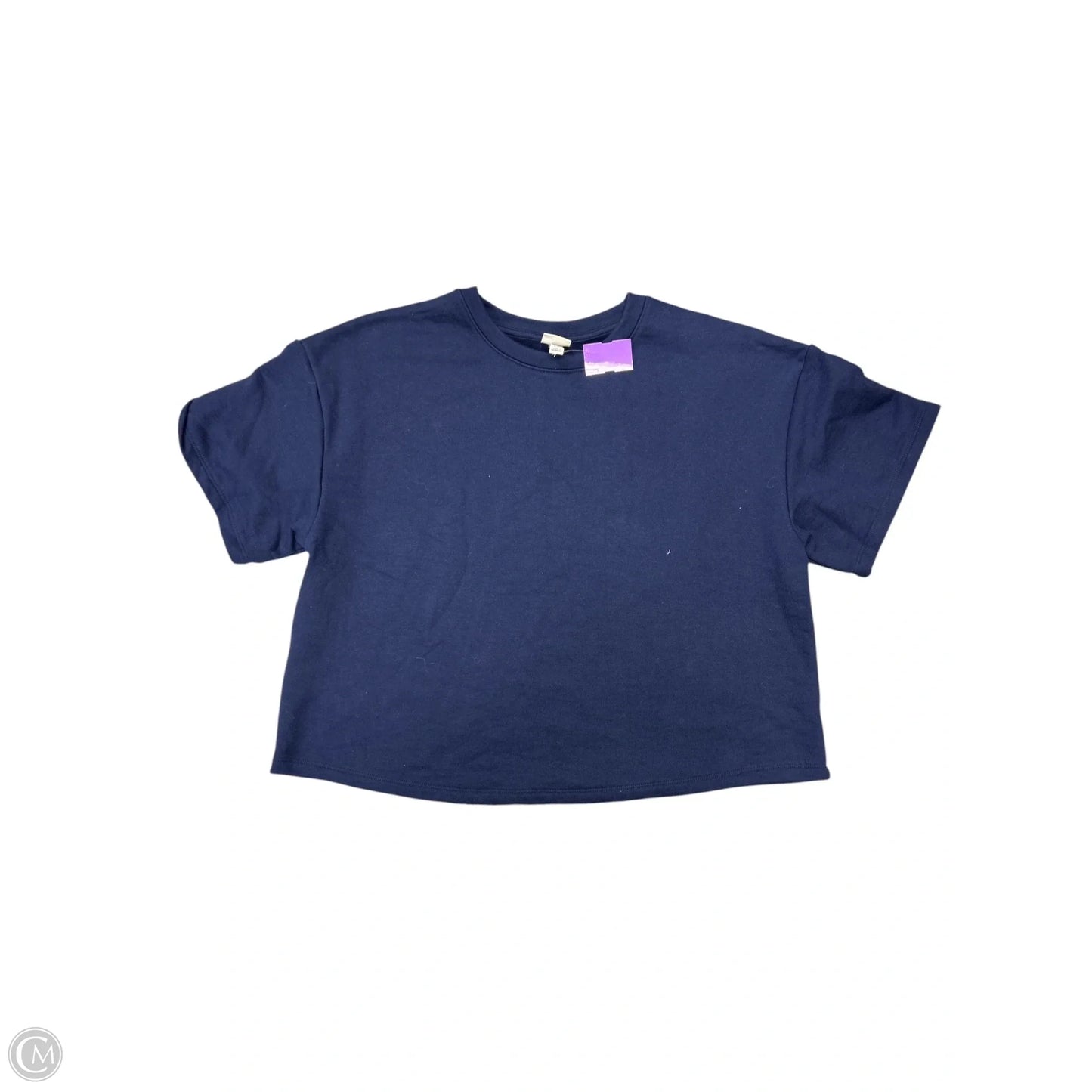 Top Short Sleeve By A New Day In Blue, Size: Xxl