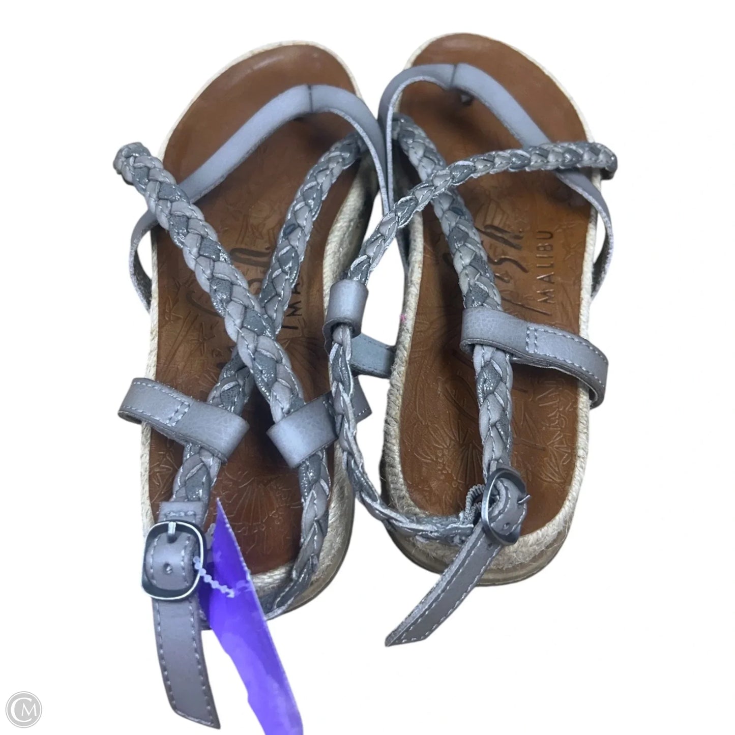Sandals Flats By Blowfish In Grey, Size: 7