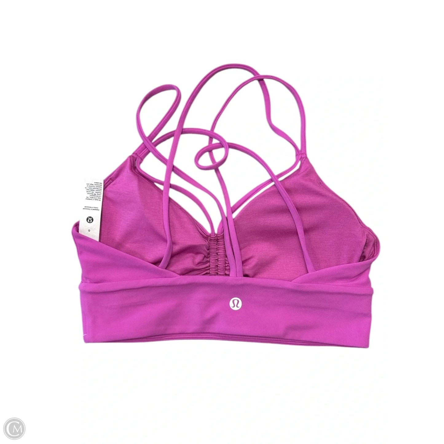 Athletic Bra By Lululemon In Pink, Size: 6