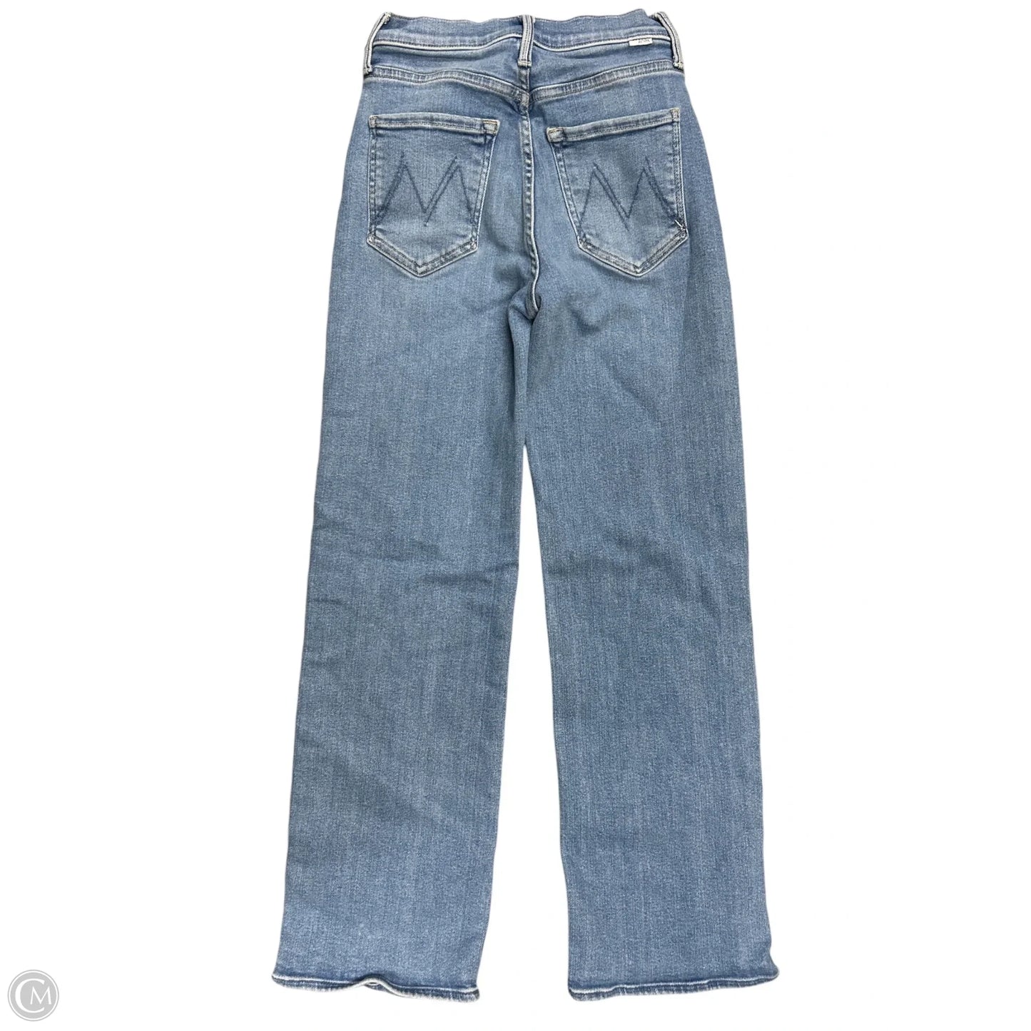 Jeans Straight By Mother In Blue Denim, Size: 0