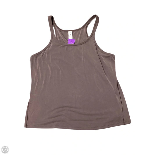 Top Sleeveless By Lululemon In Brown, Size: Xl