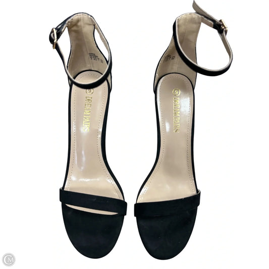 Sandals Heels Stiletto By Dream Pairs In Black, Size: 9