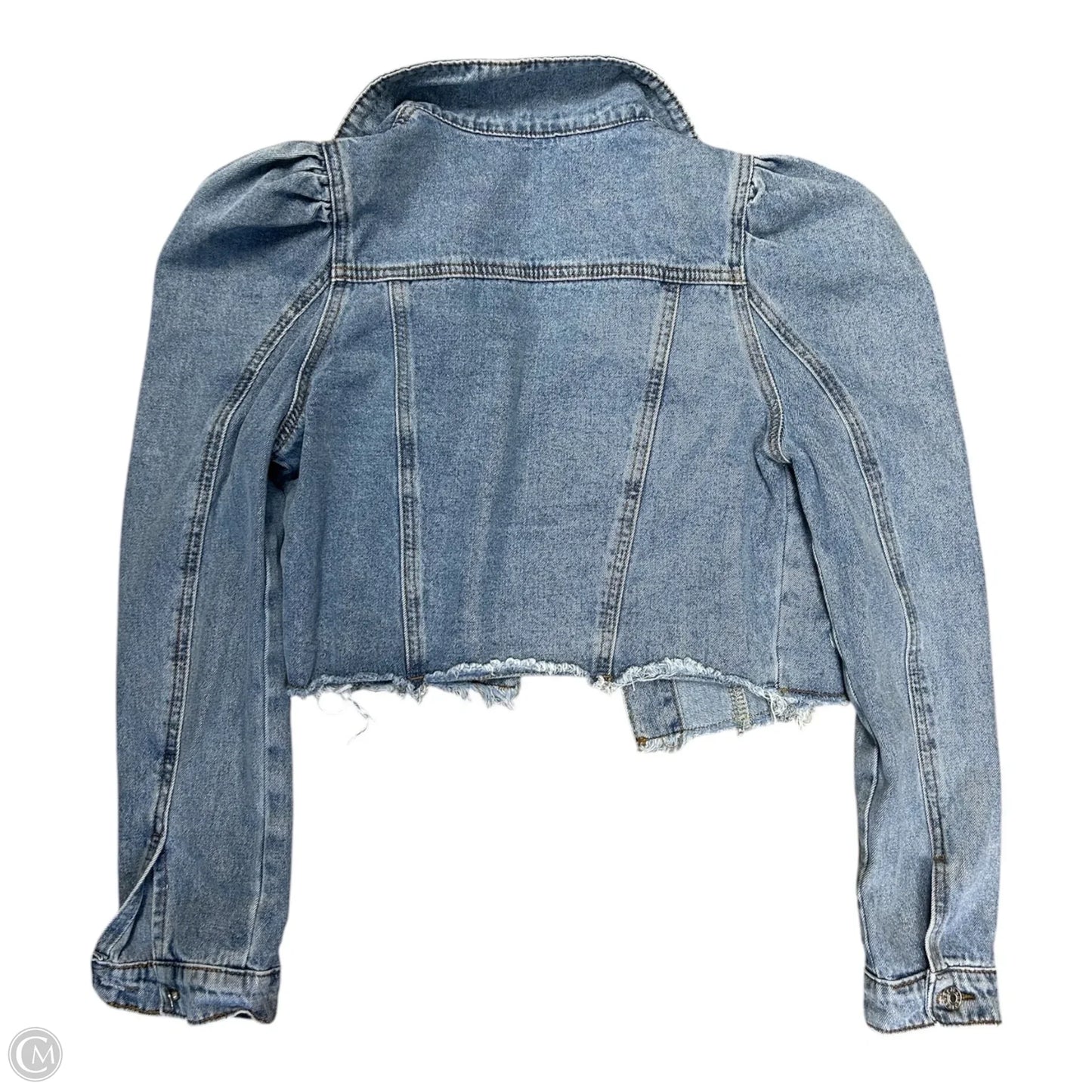 Jacket Denim By Cme In Blue Denim, Size: S